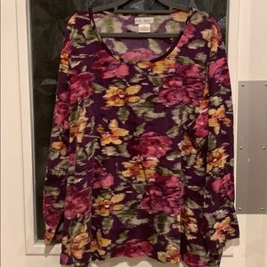 Long Sleeve Ladies Plus Shirt 20/22